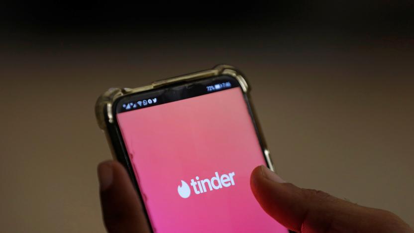 The dating app Tinder is shown on a mobile phone in this picture illustration taken September 1, 2020. Picture taken September 1, 2020. REUTERS/Akhtar Soomro/Illustration