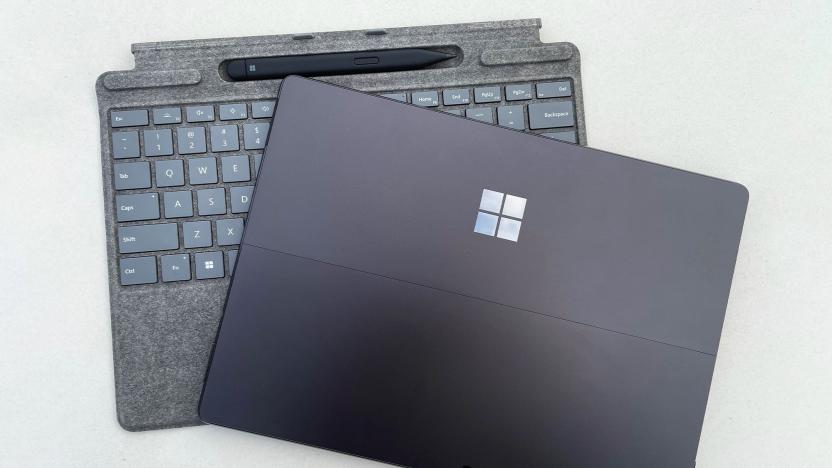 Microsoft's Surface Pro 8 and Signature Pro Keyboard accessory.