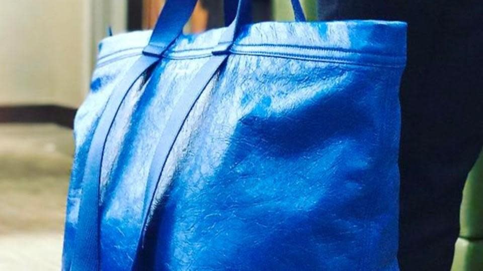 IKEA Responds To Balenciaga's $2,145 Bag That Looks Exactly Like IKEA's  99-Cent Tote Bag, And It's Hilarious