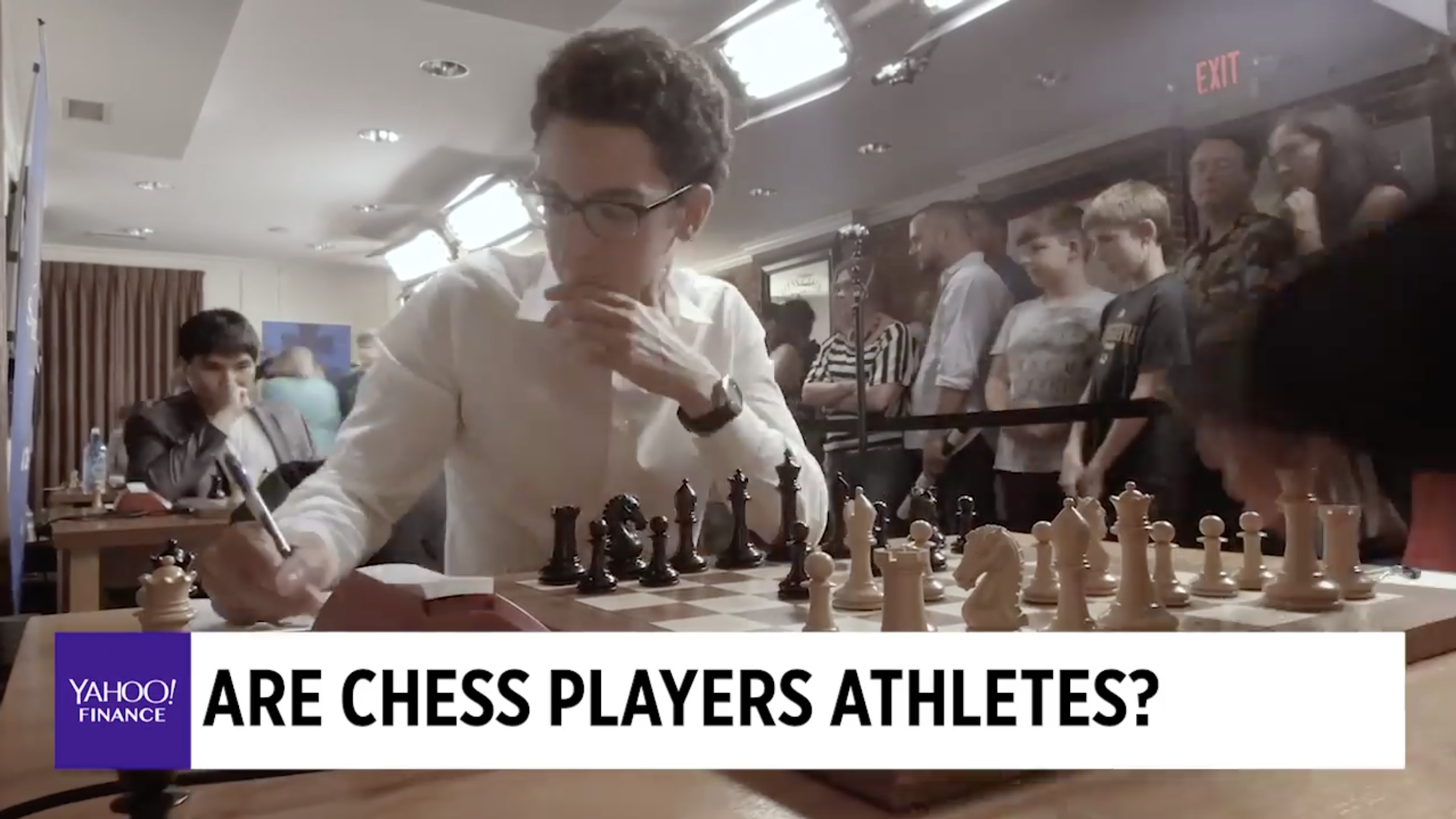 Reigning FIDE world chess champion Magnus Carlsen (right), defends his  title against US challenger Fabiano Caruana, during the first game of the  FIDE World Chess Championship at The College, Southampton Row in