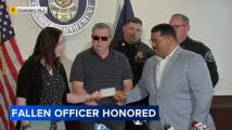 Fallen Camden County officer honored with donation to FOP Lodge 218