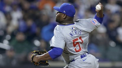 Getty Images - NEW YORK, NEW YORK - APRIL 29:  Hector Neris #51 of the Chicago Cubs in action against the New York Mets at Citi Field on April 29, 2024 in New York City. The Cubs defeated the Mets 3-1. (Photo by Jim McIsaac/Getty Images)