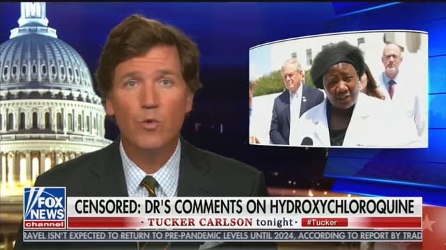 Tucker Carlson Rallies to Demon Sperm Doc’s Defense