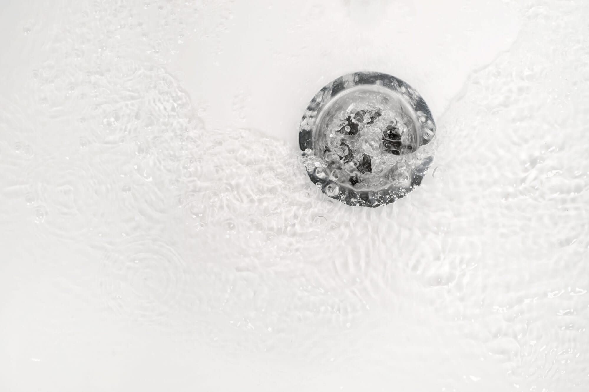 slime in bathroom sink drain