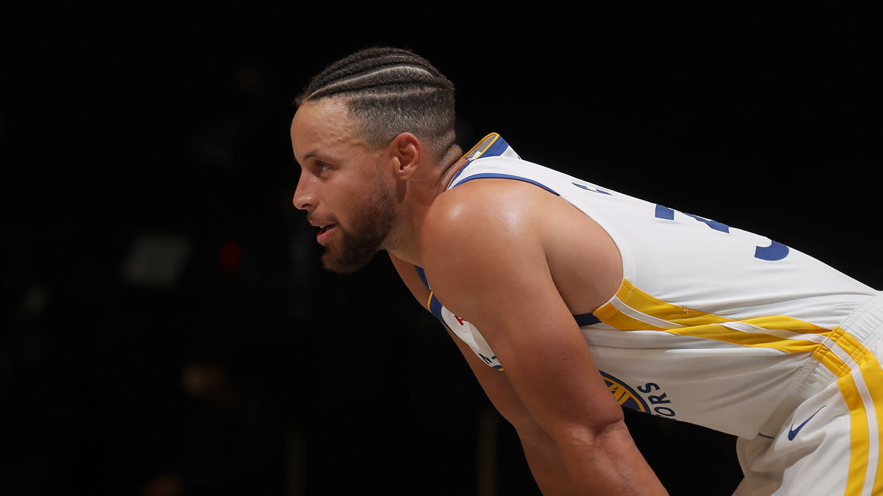 Steph Curry does not speak words about the first two rocky games of Warriors