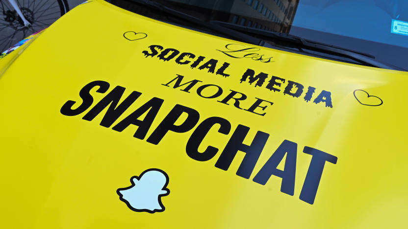 NEW YORK, NEW YORK - MAY 01: A view of the Snap Cab at Snap at NewFronts 2024 at Cipriani 25 Broadway on May 01, 2024 in New York City. (Photo by Slaven Vlasic/Getty Images for Snap Inc.)