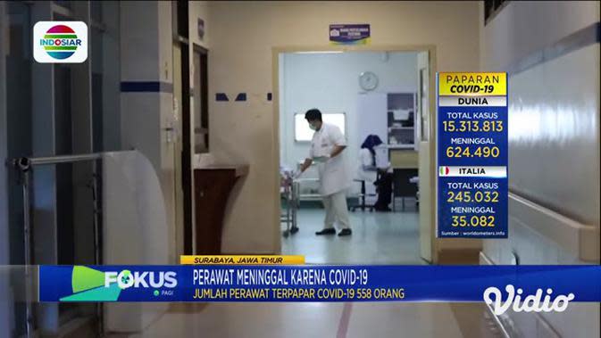 VIDEO Perawat  Tutup Usia karena COVID 19  Jadi 16 Orang di 