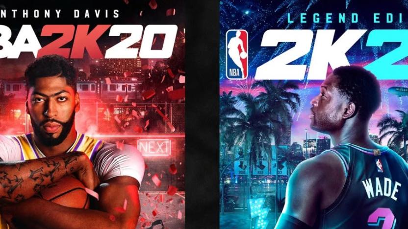 NBA 2K20 covers