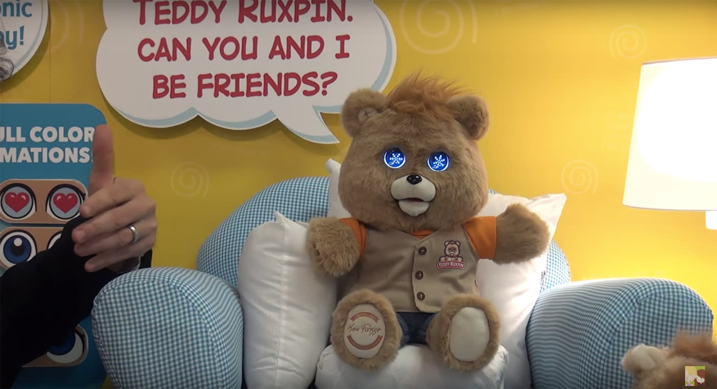 teddy ruxpin eyes