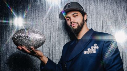 Getty Images - DETROIT, MI - APRIL 25:  (EDITOR'S NOTE: Image has been taken using a Star Effect Filter) Quarterback Caleb Williams of USC poses for portraits after being selected first overall in the 2024 NFL draft at Campus Martius Park and Hart Plaza on April 25, 2024 in Detroit Michigan. (Photo by Todd Rosenberg/Getty Images)