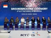 KT&G's new CEO Kyung-man Bang embarks on overseas business operation visit, starting with the global export hub in Indonesia