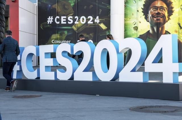 LAS VAGES, NV - JANUARY 11: View of CES 2024 in Las Vegas, Nevada, on January 11, 2024. Credit: DeeCee Carter/MediaPunch /IPX