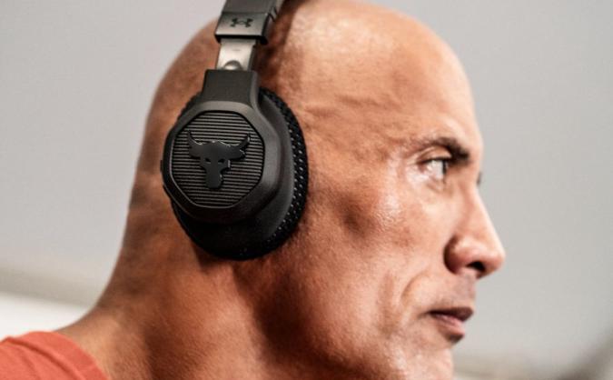 UA Project Rock Over-Ear Training headphones