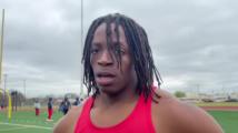 Evangel's Tyreek Robinson talks track