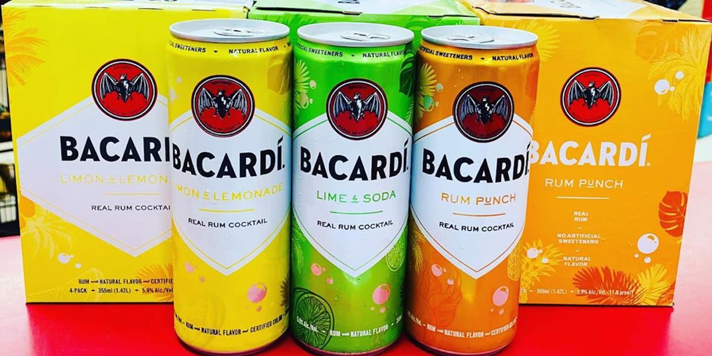 Bacardi Just Unveiled Ready-to-Drink Rum Cocktails, So Prepare to Crack Ope...