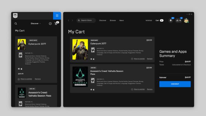 The Epic Games Store Finally Has A Shopping Cart Engadget