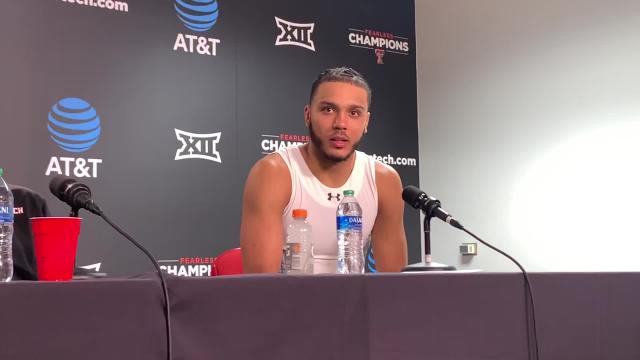 Texas Tech’s Kevin Obanor discusses second-half rally, OT win over No. 13 Iowa State