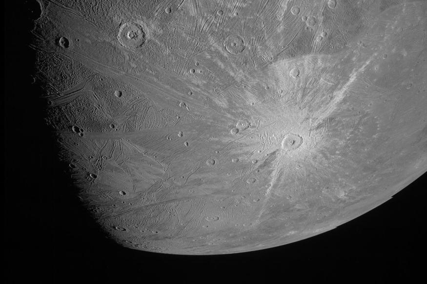 Jupiter's moon Ganymede photographed by NASA's Juno probe