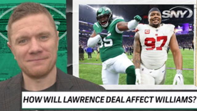 How does Giants deal for Dexter Lawrence affect Jets' pursuit of Quinnen Williams? | Connor Hughes