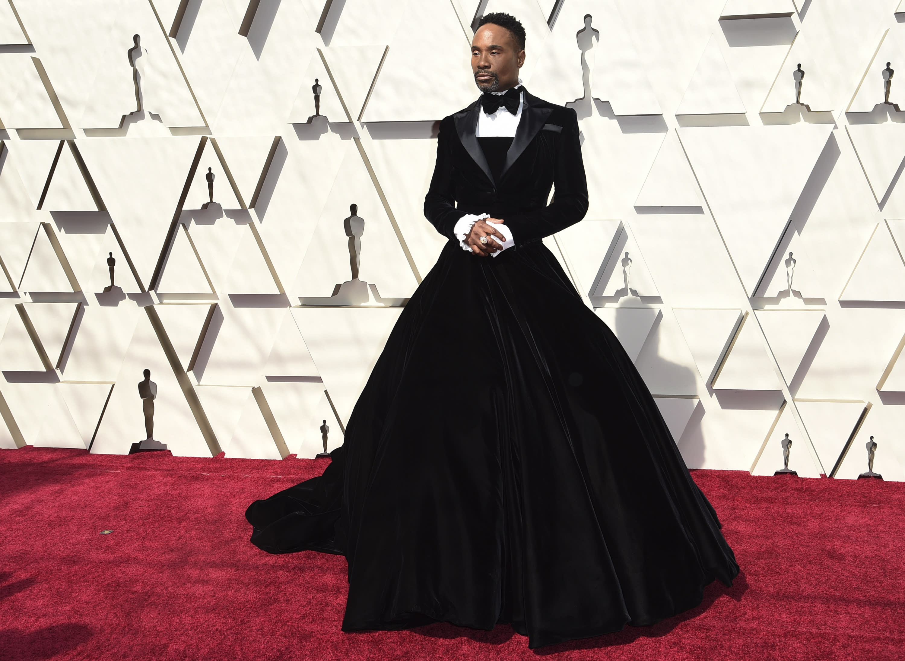 Billy Porter on red carpet at Oscars