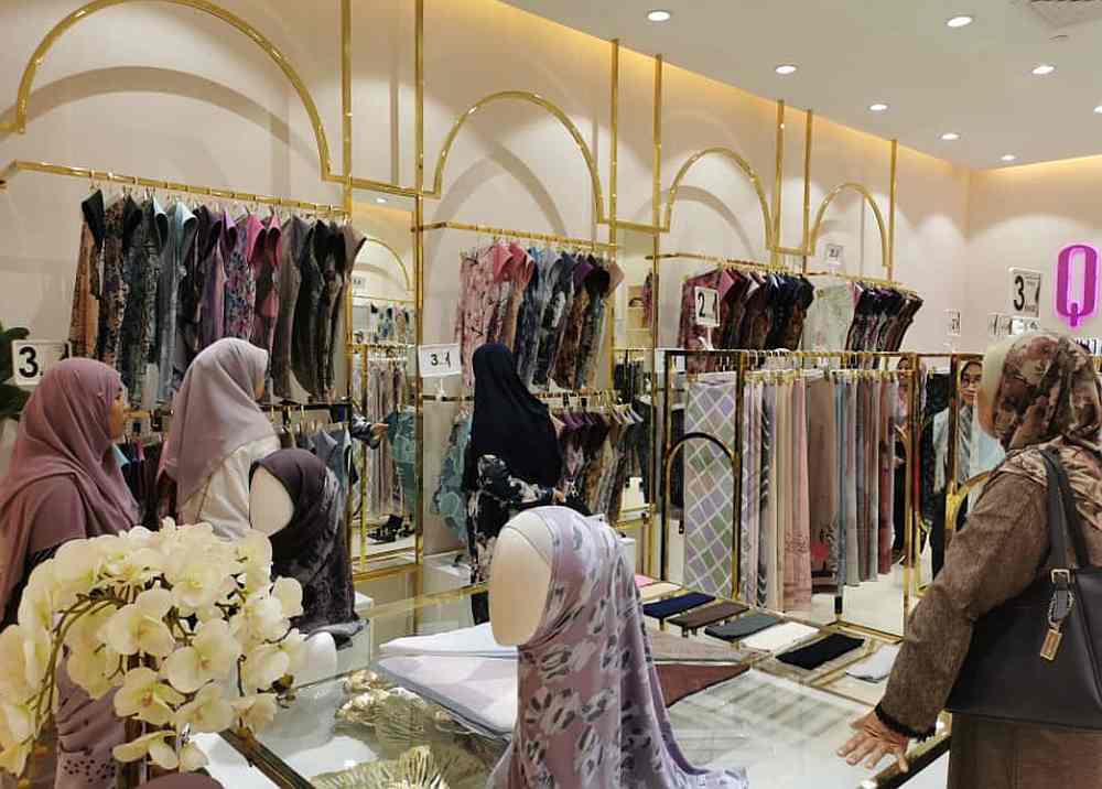 With Hari Raya  approaching some Muslim clothing stores 