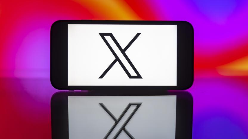 INDIA - 2024/03/12: In this photo illustration, the X formerly twitter logo is seen displayed on a mobile phone screen. (Photo Illustration by Idrees Abbas/SOPA Images/LightRocket via Getty Images)