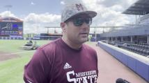 Watch Chris Lemonis discuss Mississippi State baseball vs. St. John's in NCAA Tournament