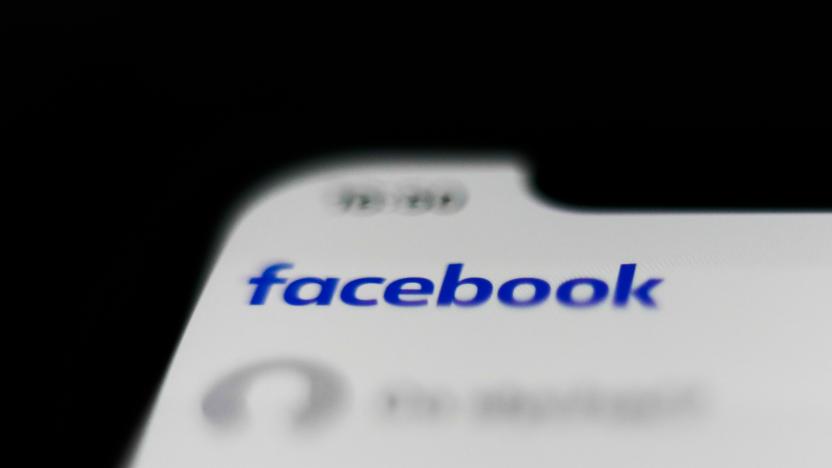 Facebook logo is seen displayed on smartphone in this illustration photo taken Krakow, Poland on March 10, 2020. (Photo by Jakub Porzycki/NurPhoto via Getty Images)