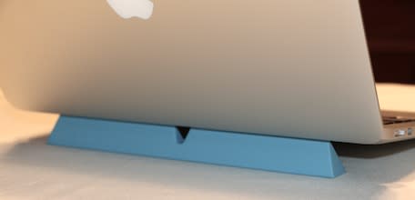 Designed by m's CURB: The minimal MacBook stand