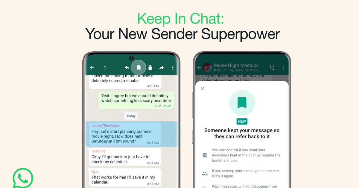 Whatsapp Te Permite Guardar Los Mensajes Que Desaparecen La Infoguía 6747