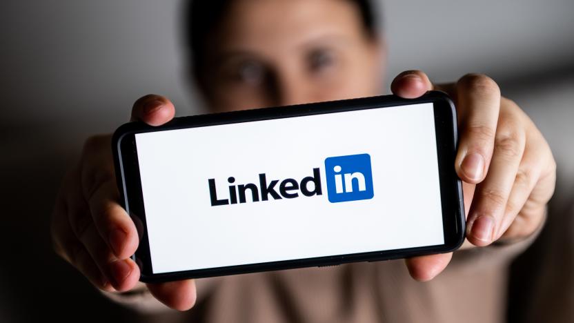 POLAND - 2023/01/06: In this photo illustration, a LinkedIn logo seen displayed on a smartphone. (Photo Illustration by Mateusz Slodkowski/SOPA Images/LightRocket via Getty Images)