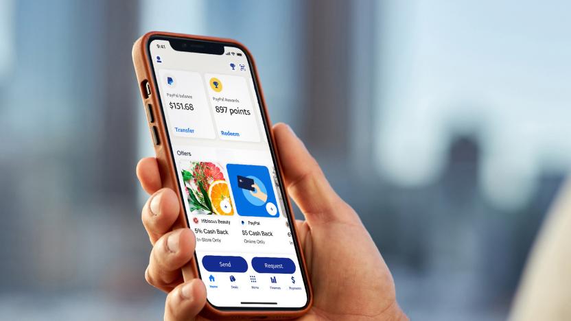 PayPal Rewards on iPhone