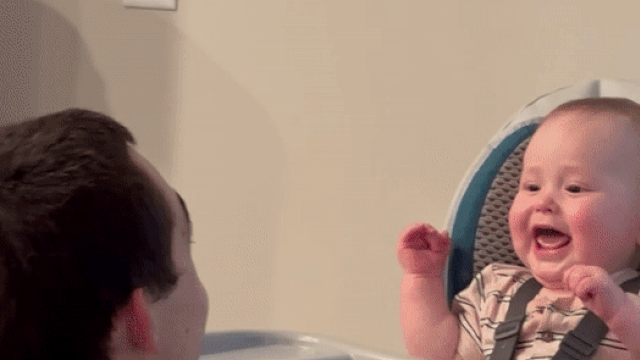 surprised baby gif