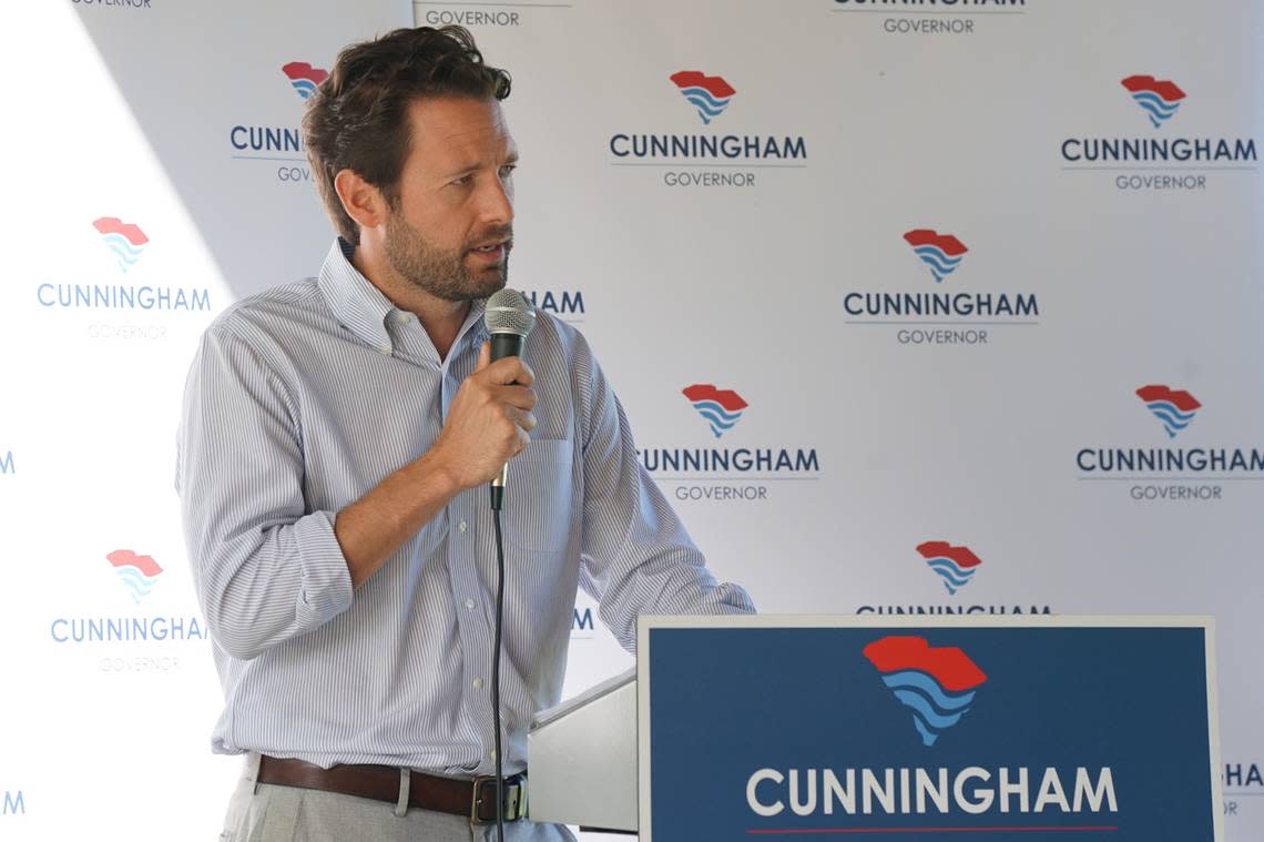 Joe Cunningham, in Myrtle Beach, explains why he thinks a Democrat can be SC governor