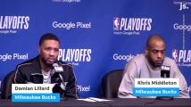 Damian Lillard and Khris Middleton break down the Pacers approach that won game 2