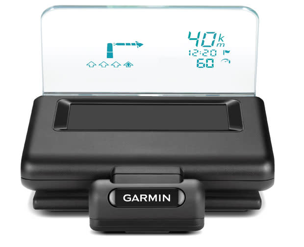 車載用の透過ディスプレイ Garmin Hud 日本版発売 Iphone マップルナビ For Hud アプリ付属 Engadget 日本版