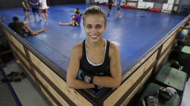 UFC star hoping to inspire, like Rousey