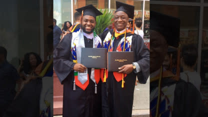 Dad And Son Graduate College Together: &apos;It Was Really Emotional&apos;