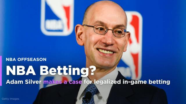 NBA commissioner Adam Silver makes a case for legalized in-game betting