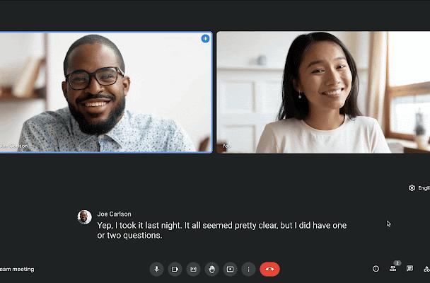 Google Meet's live translated captions are rolling out widely