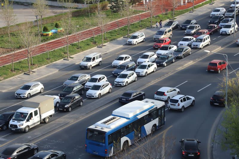 大封鎖前夕 土耳其人塞車 (圖)