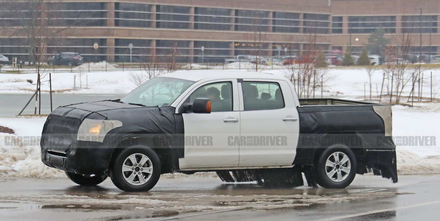 The 2021 Toyota Tundra Pickup Is Spied Testing, and What's Going On