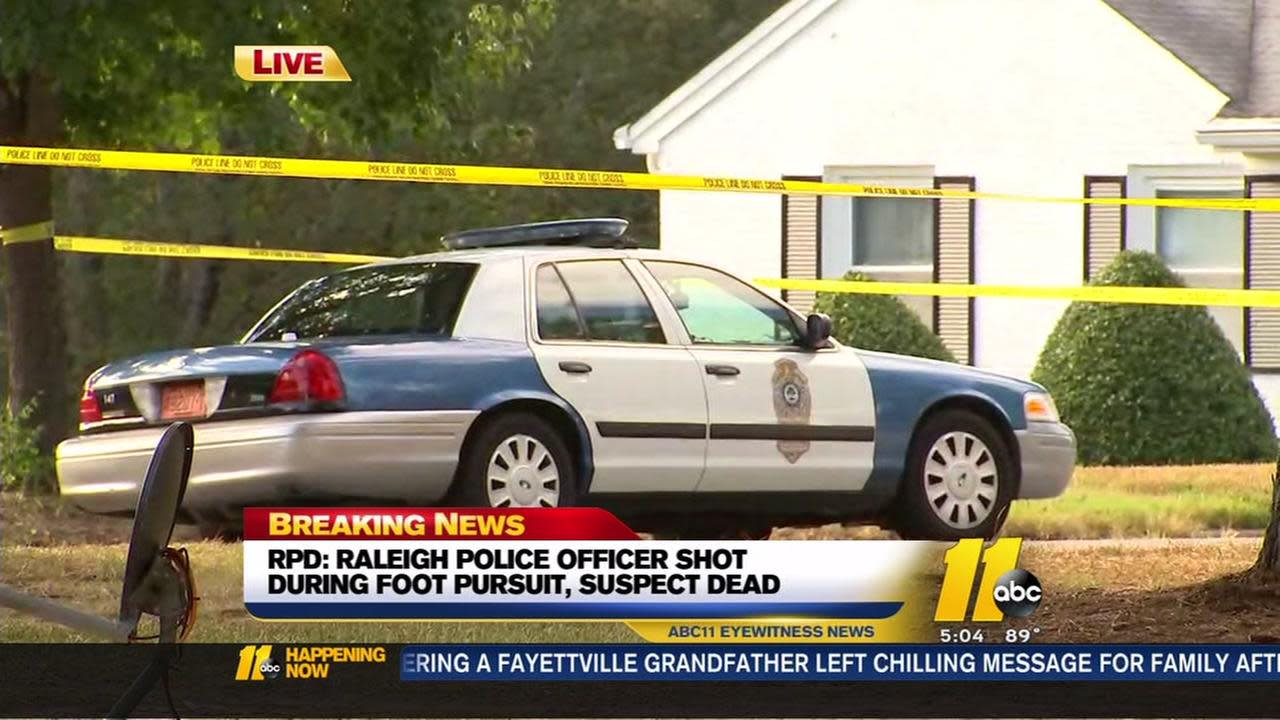 Police Officer Shot In Raleigh Suspect Killed