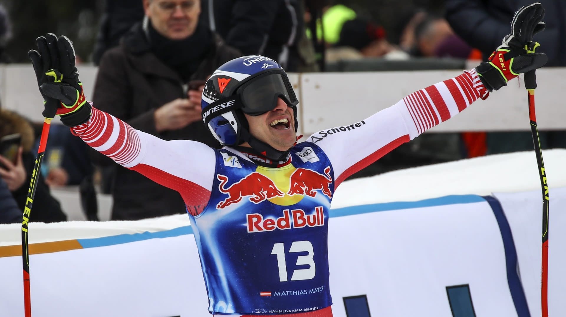 Matthias Mayer ends Kitzbuehel downhill drought for Austria