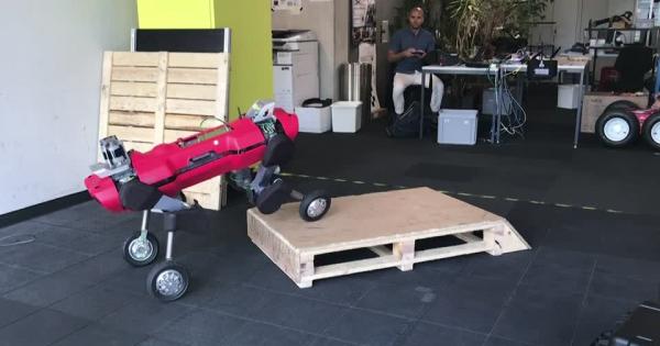 Four-legged robot gets 'go faster' wheels - Yahoo TV