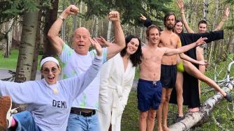 Demi Moore celebrates ex Bruce Willis' birthday and their 'blended families'