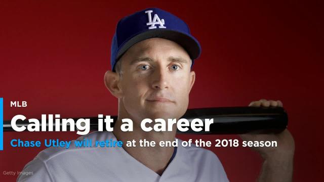 Chase Utley announces he will retire after 2018 MLB season