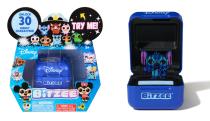 The packaging for Bitzee Disney (left) and a Bitzee Disney device open, displaying the character Stitch (right)