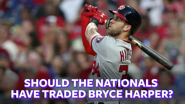 Nationals' Bryce Harper ecstatic to see bride on wedding day