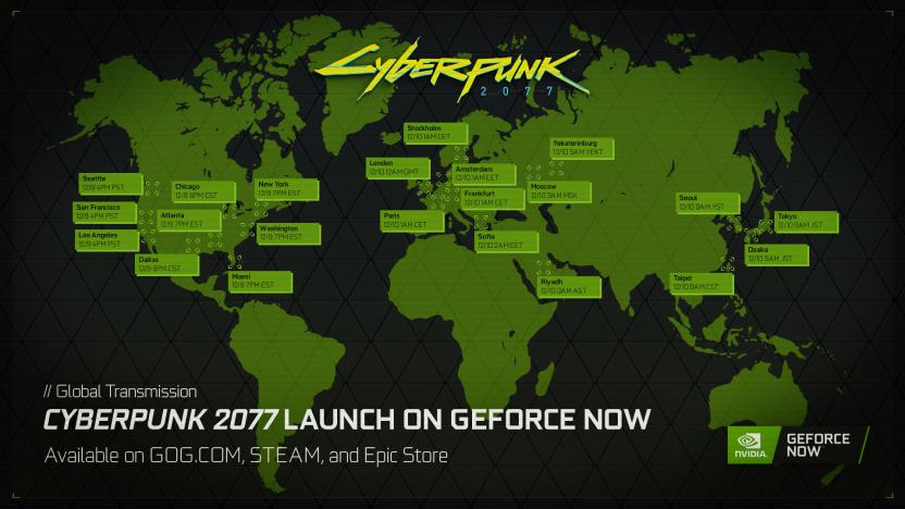 Cyberpunk 2077 coming to GeForce now on Steam, Epic Games and GoG